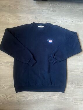 Vintage M.J. Soffee Pepsi Men's Crewneck Sweatshirt Made in USA Size XL